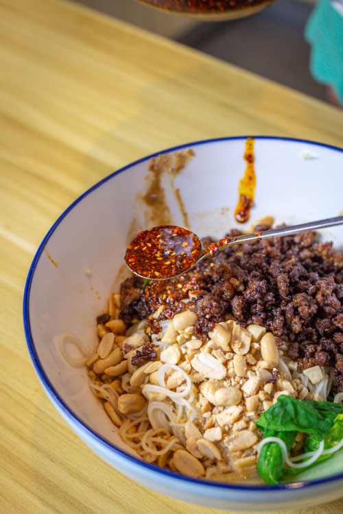 Dan Dan Noodle Recipe​ Chili Spon