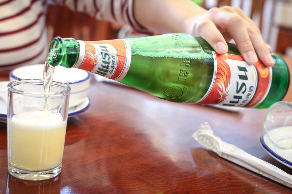Flavors of China Restaurant Tour Wusu Beer